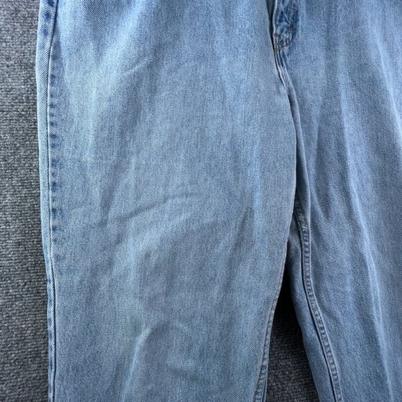 VTG Levi's 550 Relaxed Fit Tapered Jeans USA Womens Size 18 W (35x30) Denim - Picture 4 of 16